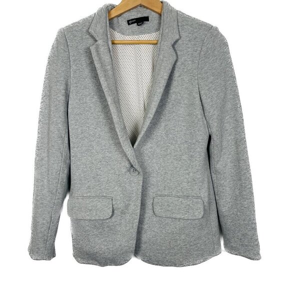 Gibson Stretch Knit Light Gray Heather Blazer Sz. Small - Picture 1 of 10